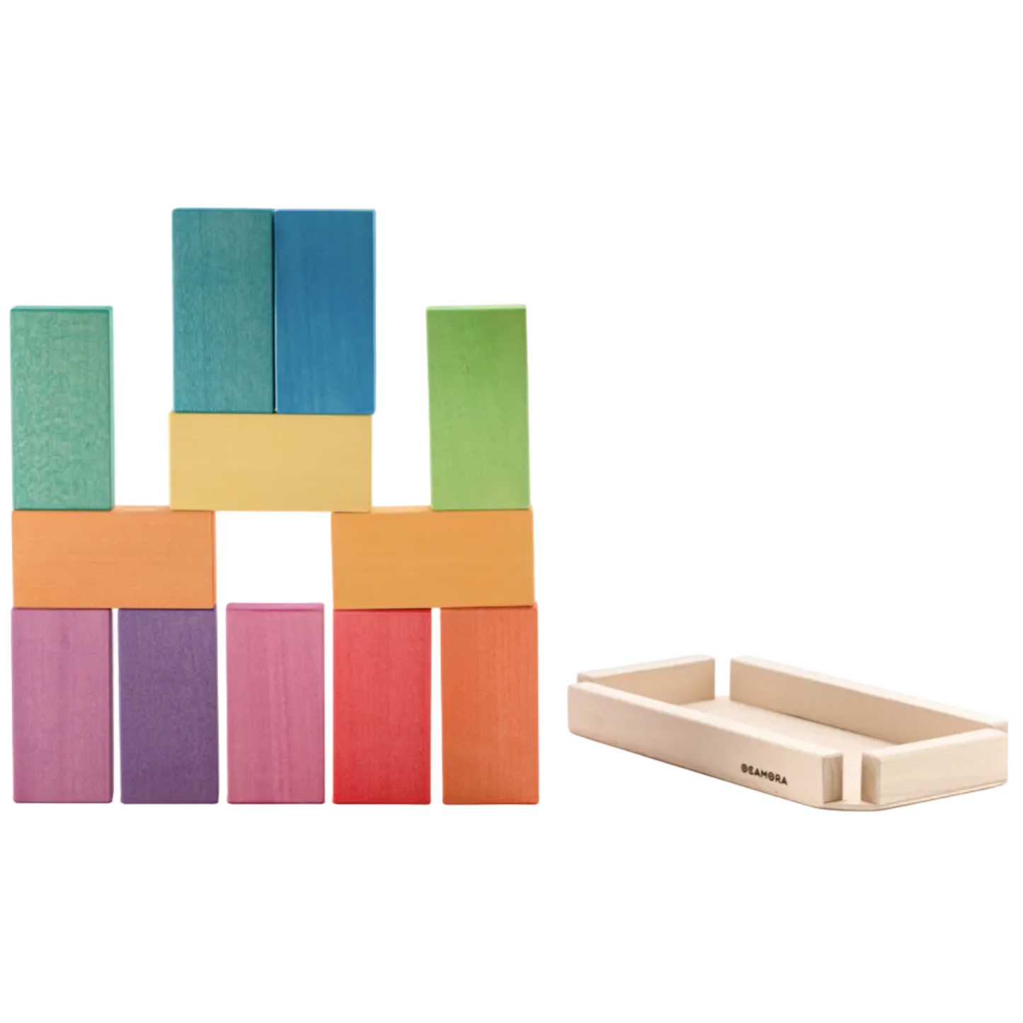 Creatieve constructie met Ocamora Kleine Houten Planken Classic