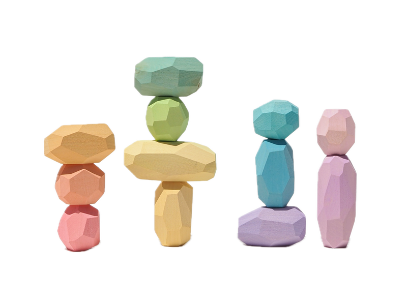 Ocamora Teniques Houten Vormen Pastel