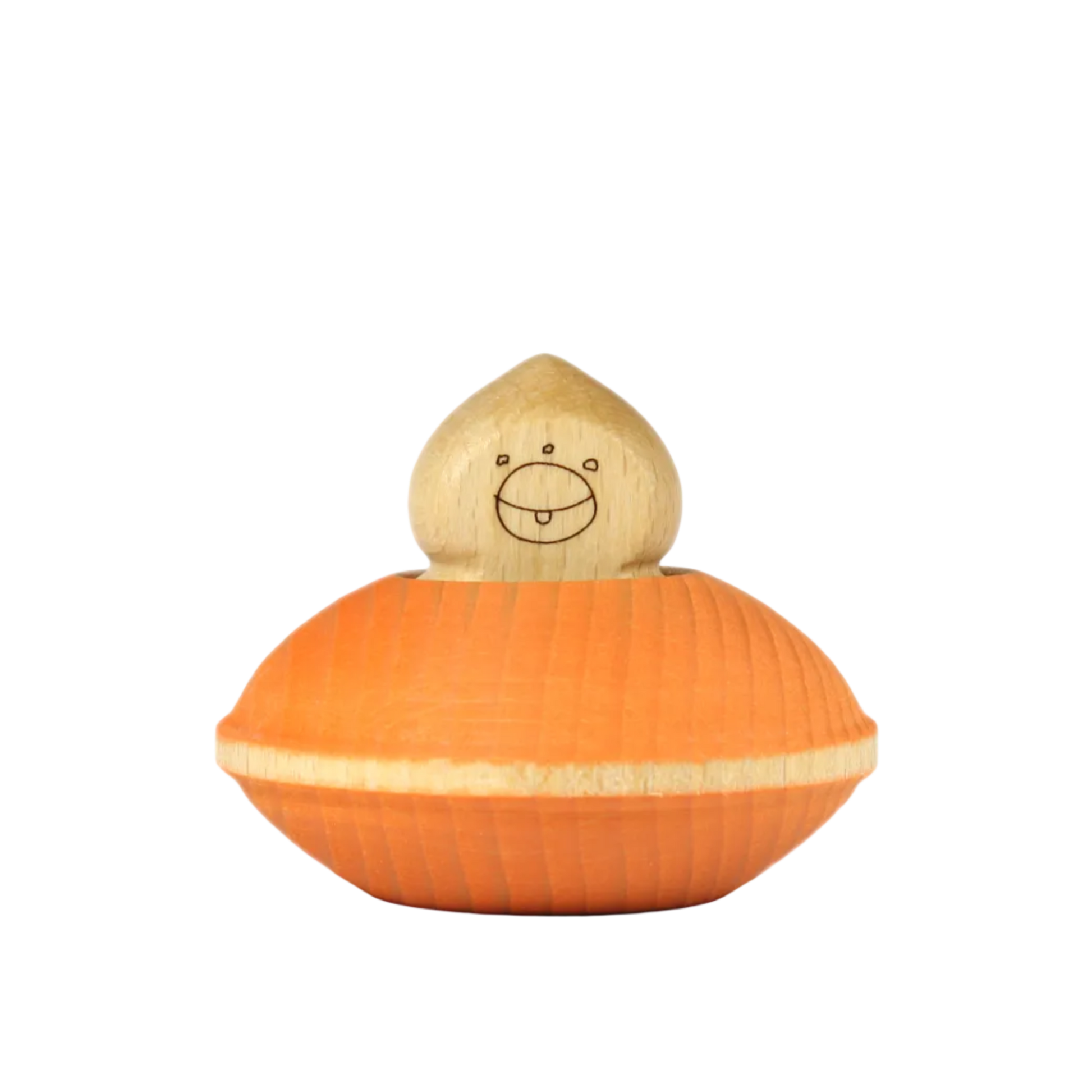 Ocamora UFO oranje houten open einde speelgoed