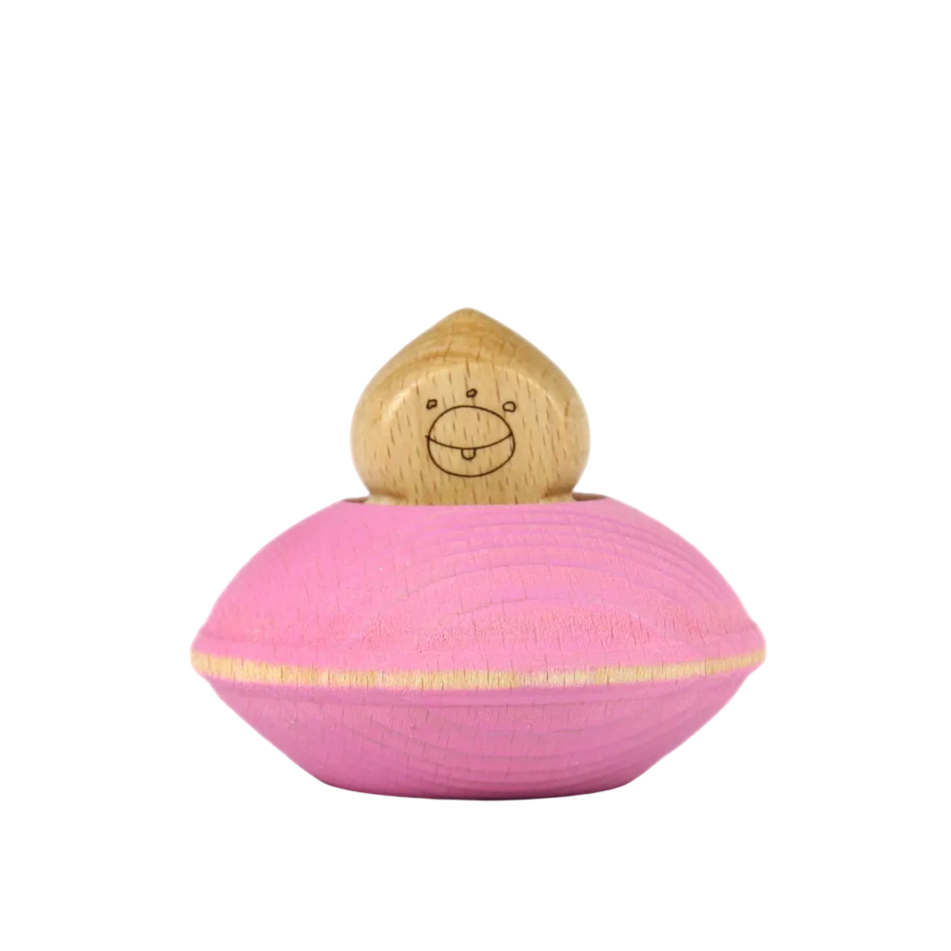 Ocamora UFO roze houten open einde speelgoed