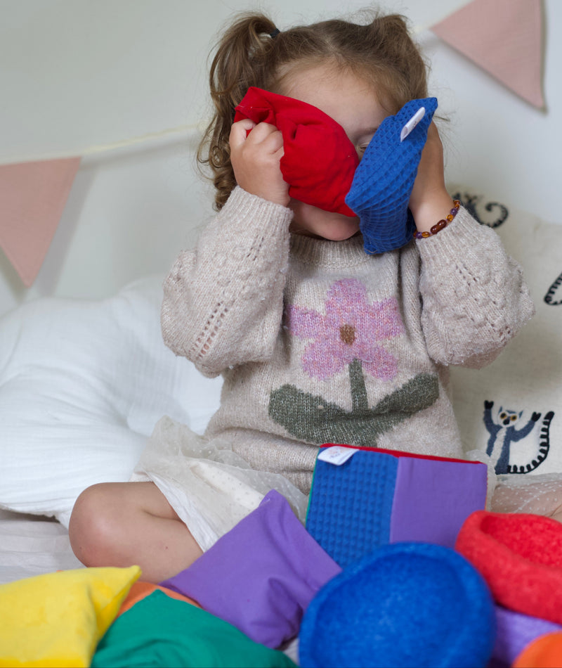 Pit and Play Dobbelstein Regenboog | Motorisch Speelgoed | Intoplay
