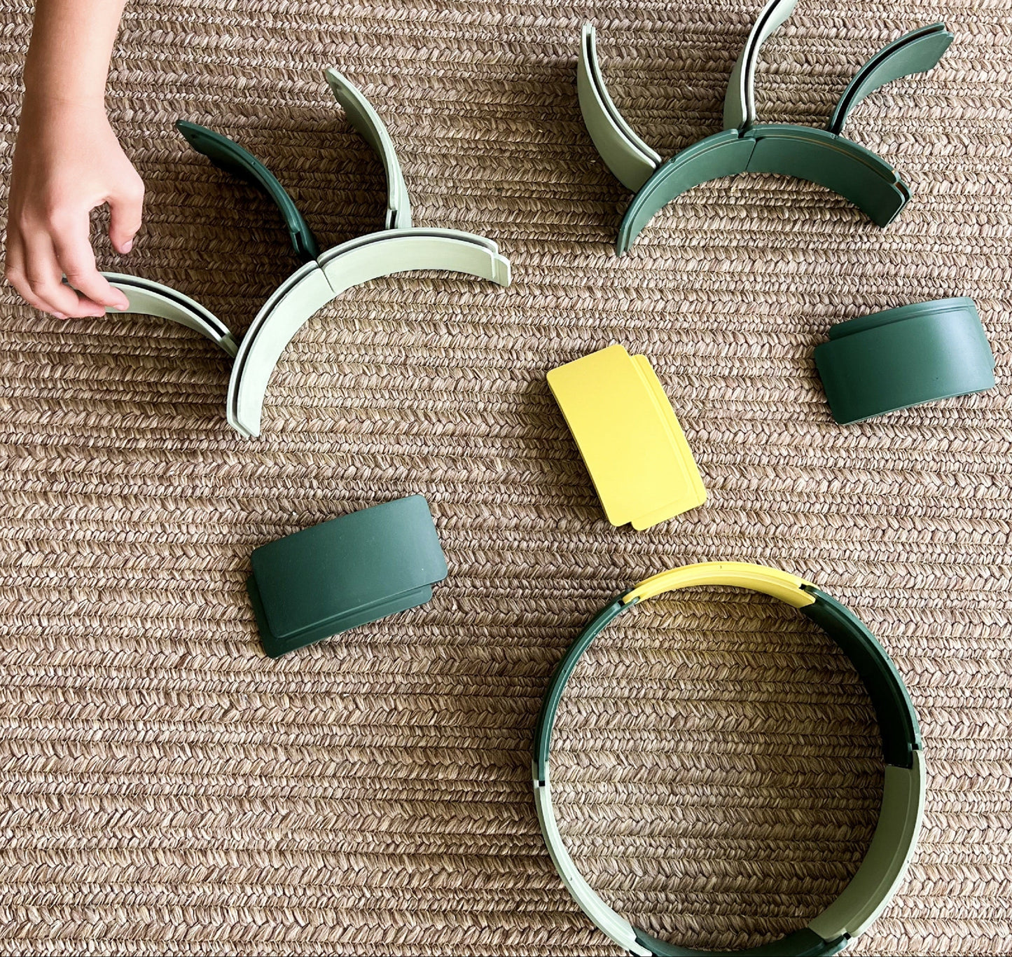 Creatieve speelopstelling met de Waytoplay Arches Builder Set