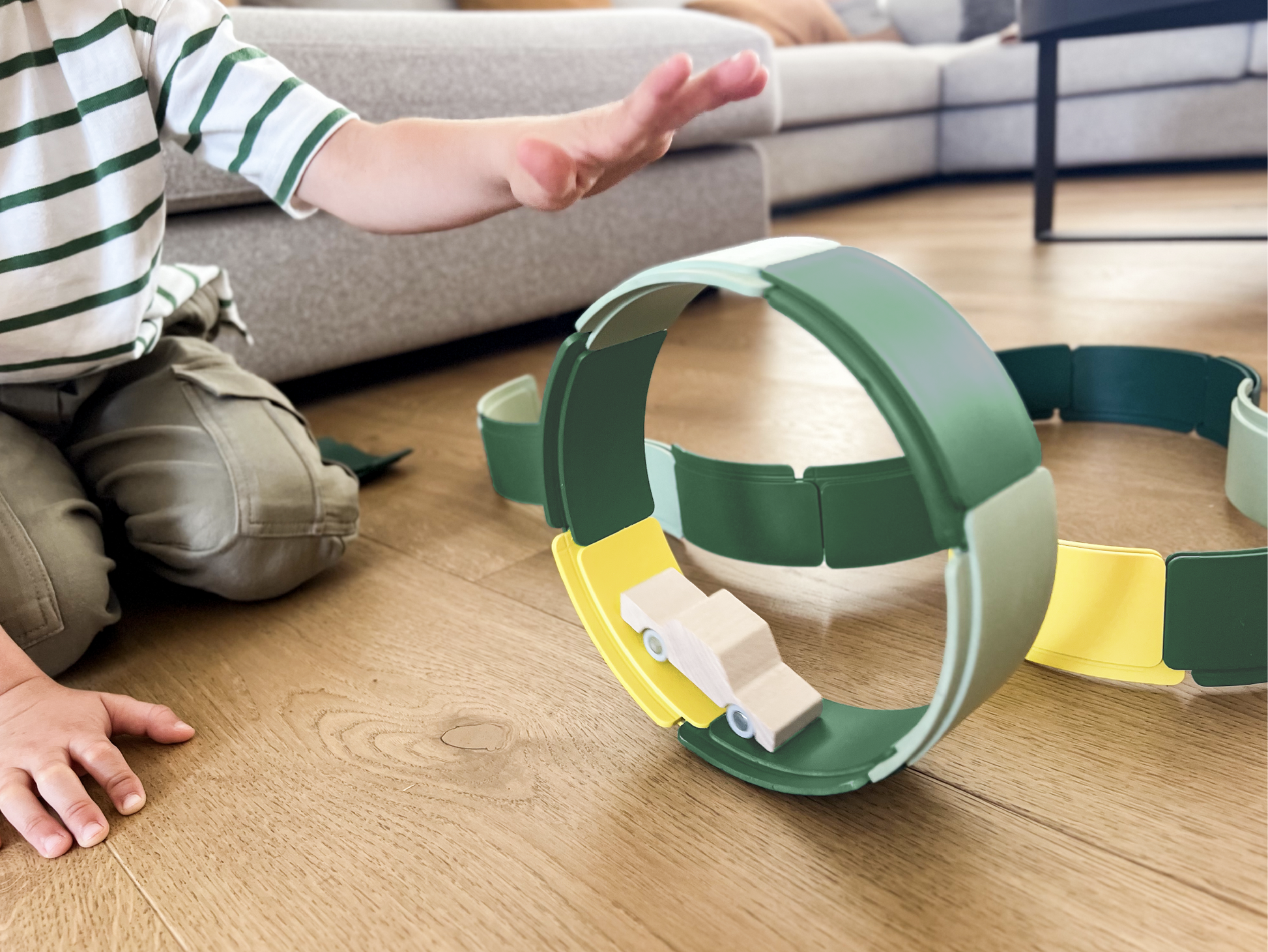 Constructie gebouwd met de Waytoplay Arches Creator Set