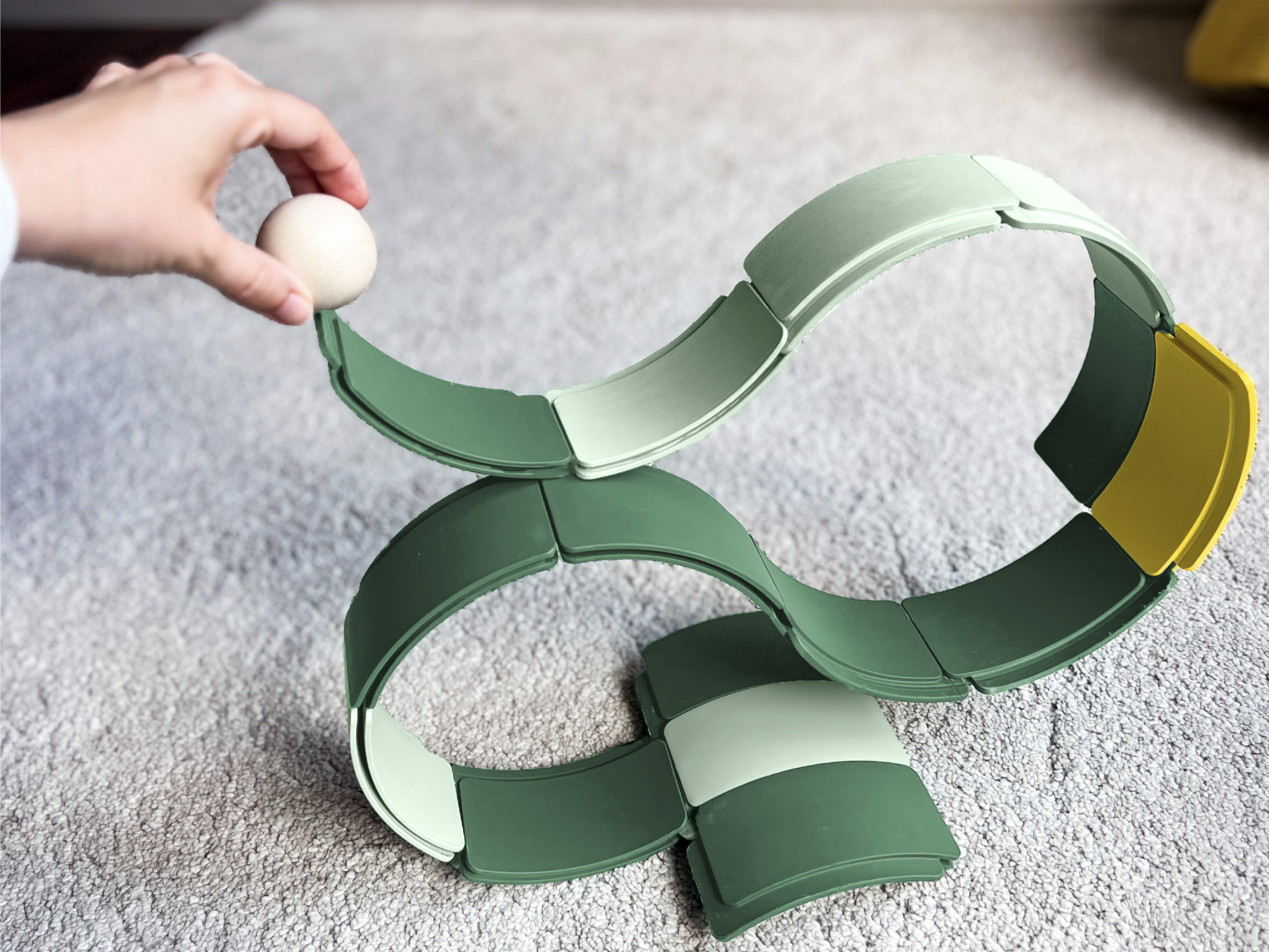 Constructie gebouwd met de Waytoplay Arches Starter Set