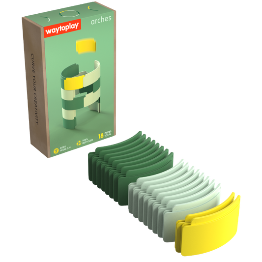 Waytoplay Arches Starter Set met kleurrijke bouwbogen