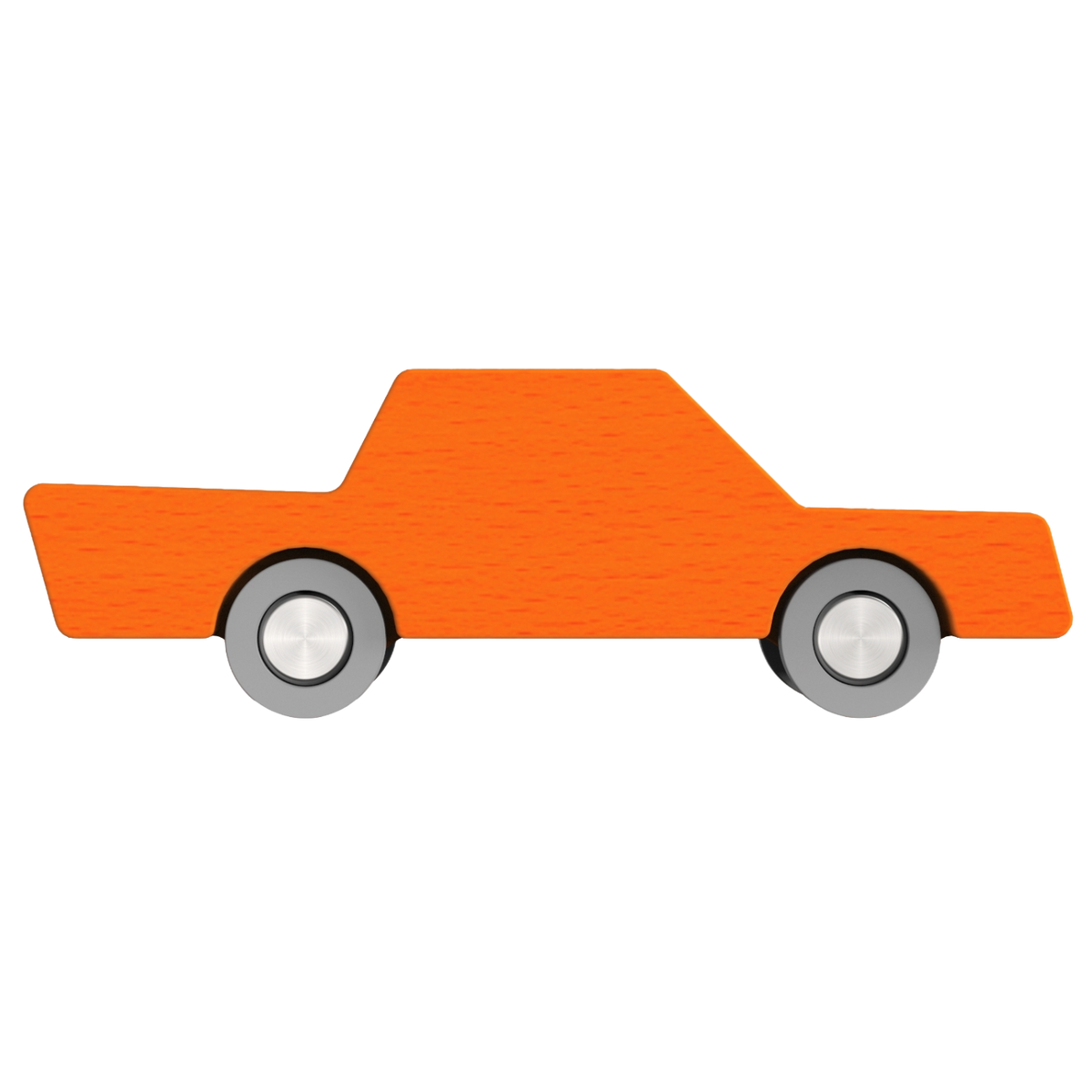Waytoplay Heen en Weer Auto Oranje van hout